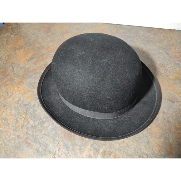 Hats of Character Bowler Derby Hat Fenton New York Hand Blocked Mens 6 7/8 VTG - Picture 5 of 14